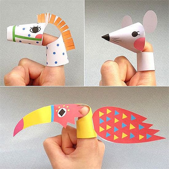 # DIY imprimir marionetas animales del dedo