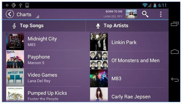 Android Fusion Music player