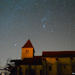 La constellation d'Orion surplombe le sud avant l'aube