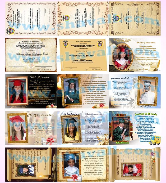 tarjetas leyendas amor diplomas grados