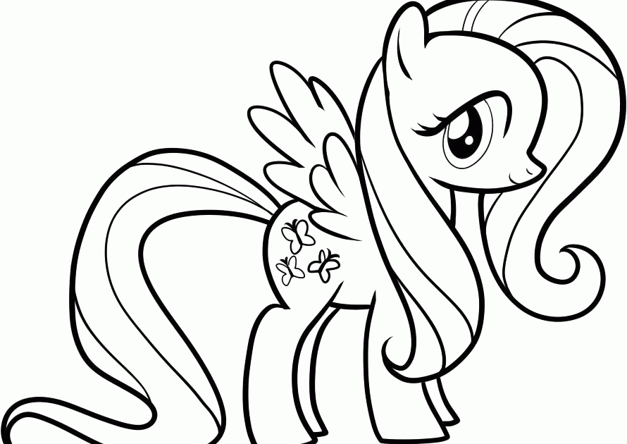 Gambar Mewarnai Kuda Poni Lucu / Kuda Poni Mewarnai Anak Anak Halaman