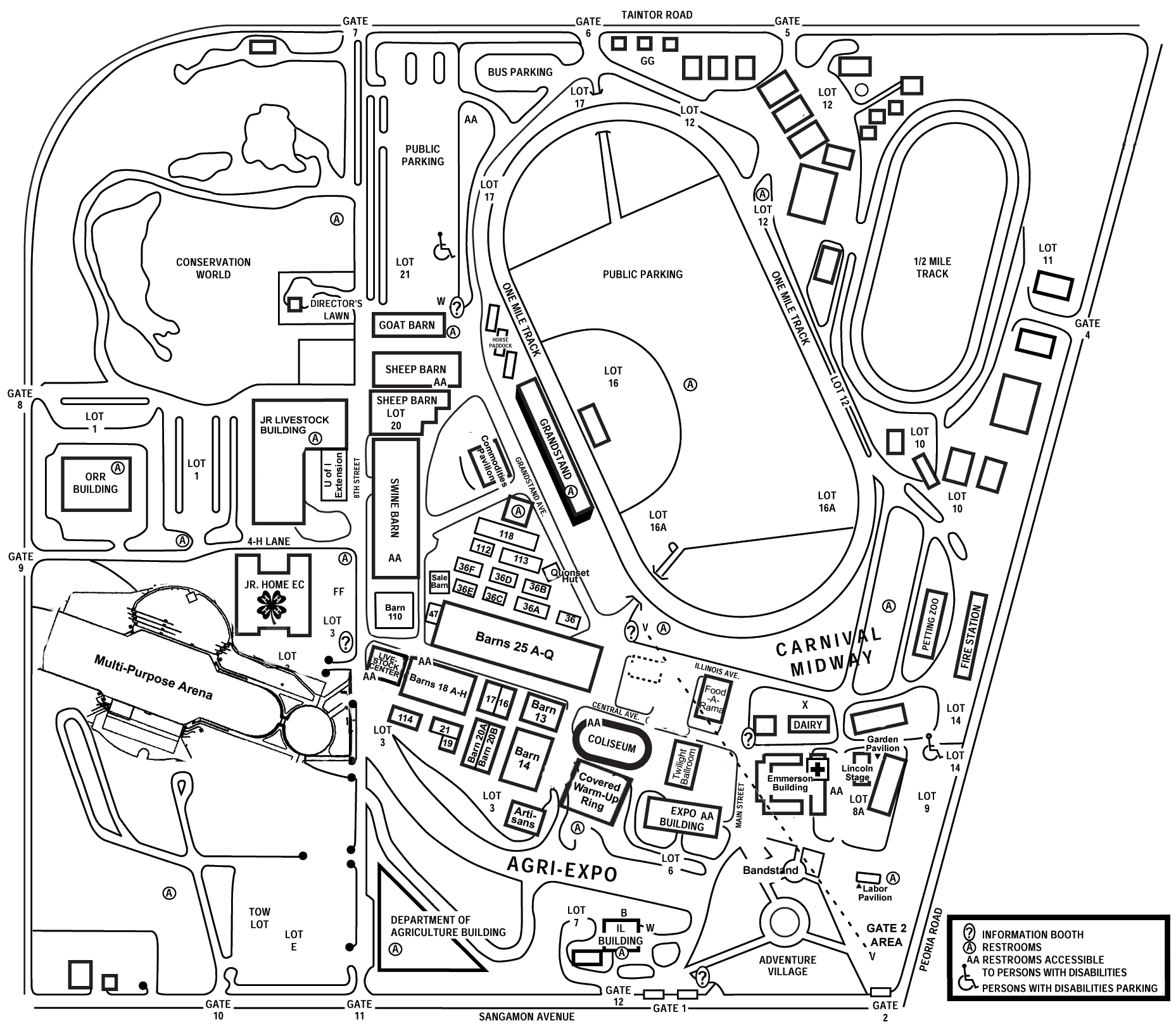 Il State Fairgrounds Map muku126