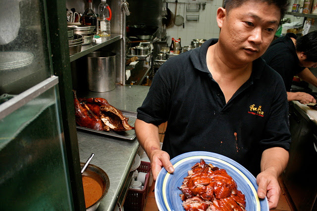 It's a busy kitchen with non-stop action