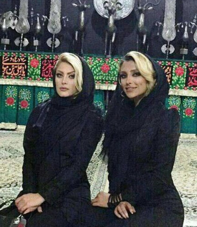 In recent years, Iranian women - especially in the capital, Tehran - have worn the mandatory scarf loosely on their head, drawing the ire of conservatives in the Islamic Republic. Pictured right isĀ Elham Arab