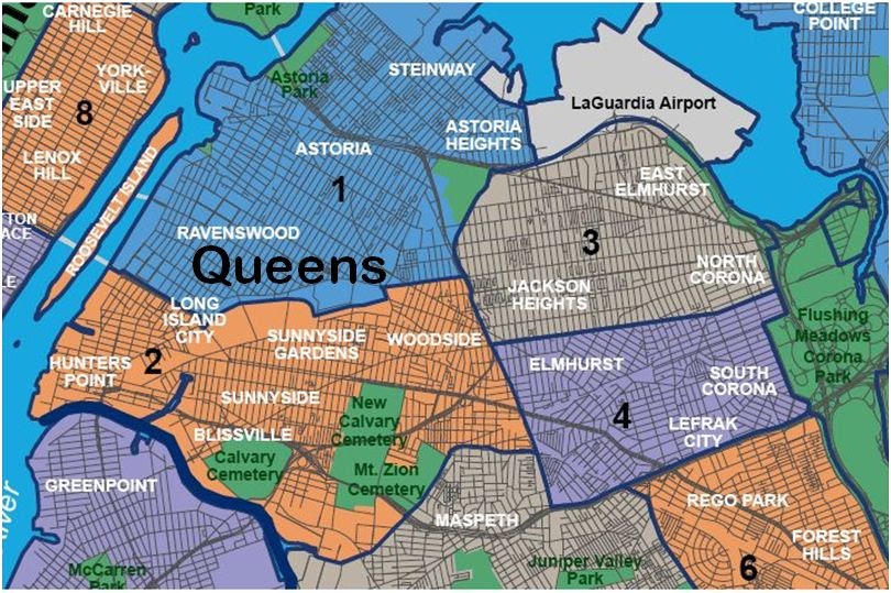 Map Of Queens Neighborhoods