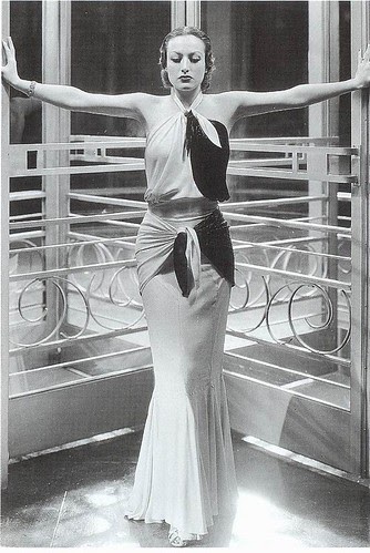 Art Deco: Joan Crawford, dress by Adrian, 1932