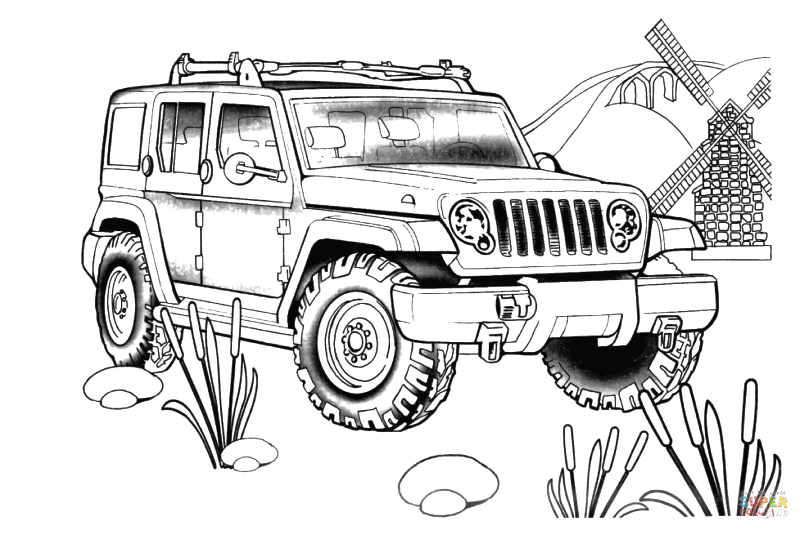 20 latest jeep drawing easy for kids  barnes family