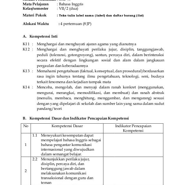 Soal Tentang Label