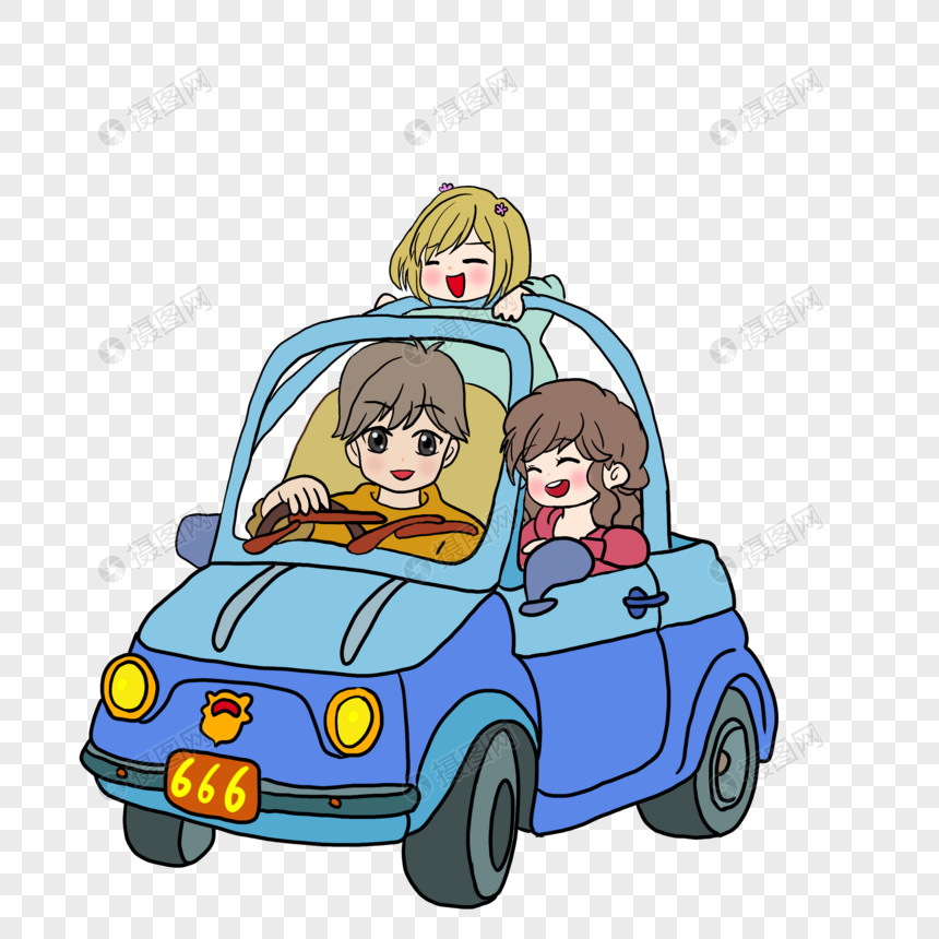 Gambar Kartun Naik Mobil Kumpulan Gambar Mobil Terbaru