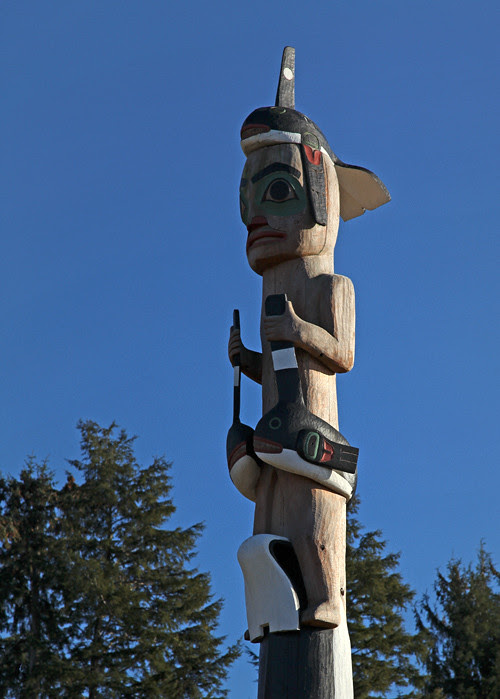 totem pole, Klawock Totem Park, Klawock, Alaska