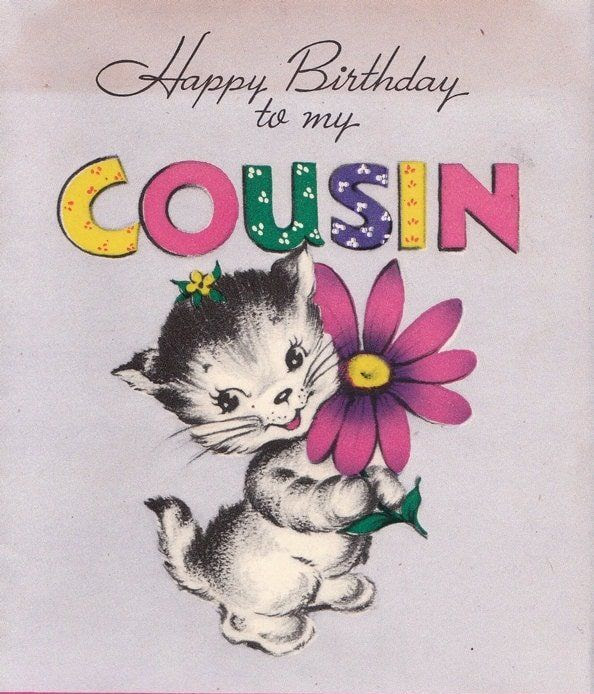 Geburtstag Cousine