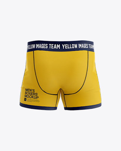 Download Free Boxer Briefs Mockup - Back View (PSD)