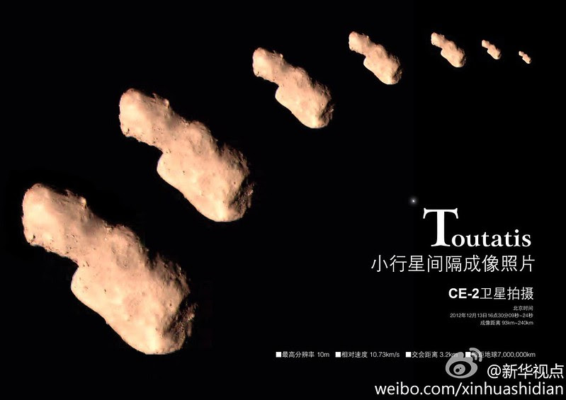 4179 Toutatis Chang'e-2 flyby