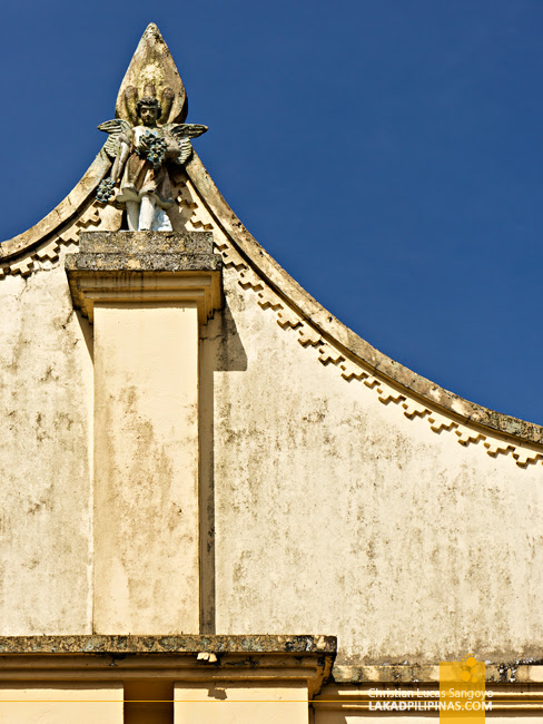 Facade Detail of St. Catherine Church in Mambusao, Capiz