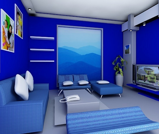 20 Dekorasi Ruang Tamu Warna Biru Muda RUMAH IMPIAN 20 Dekorasi Ruang Tamu Warna Biru Muda RUMAH IMPIAN