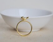 Bird ring 18K goldplated - Twinklebird Bird ring 18K goldplated - Twinklebird