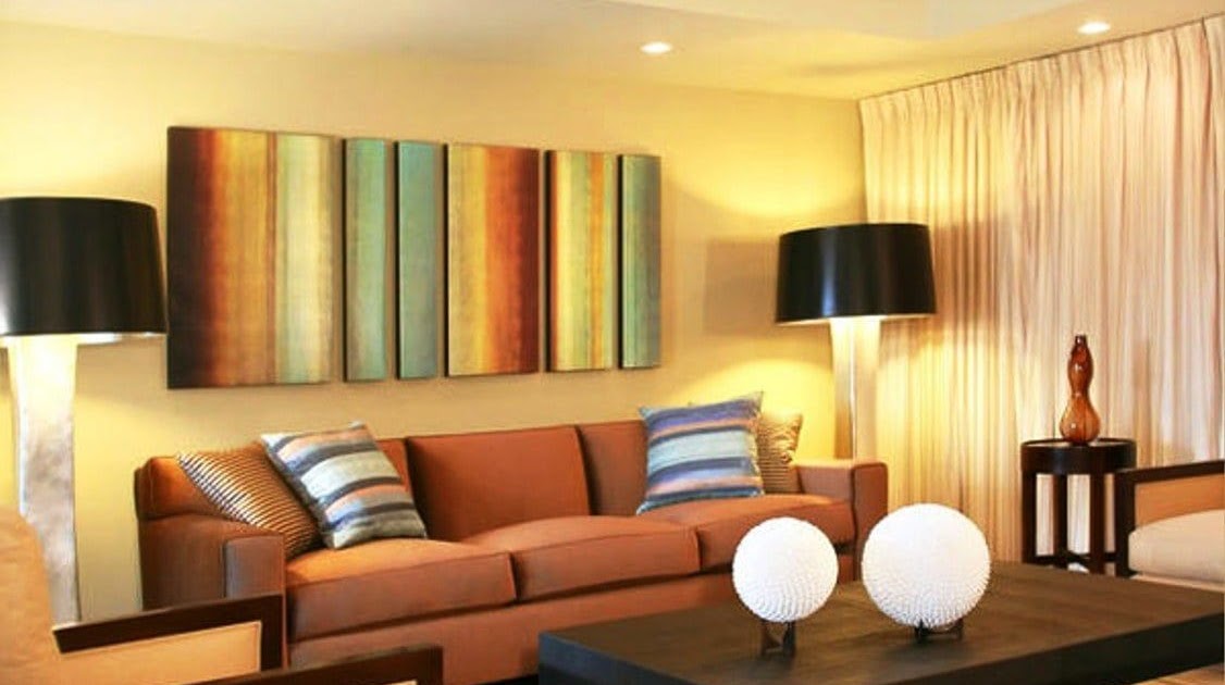 Dekorasi Ruang Tamu Warna Cream / Ditambah, sofa menjadi salah satu