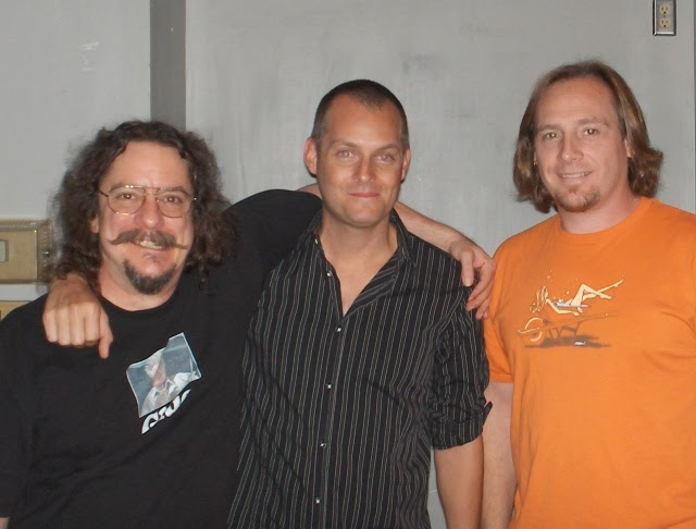 American McGee with Levelord (left) and Rob Atkins (right)