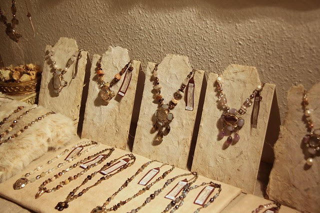 Hand-made necklace stands