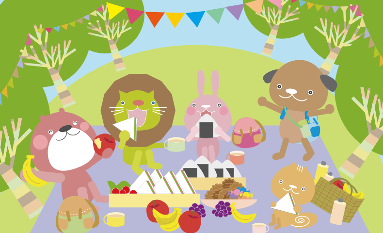 ピクニック イラスト かわいい かっこいい無料イラスト素材集