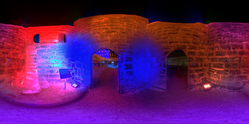 Bonhomme Carnaval Castle - Quebec Winter Carnival or Carnaval de Quebec
