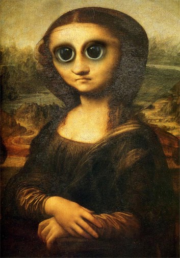 The Third Eye Socket: Magaret Keane's Mona Lisa - Velvet "ART" at it's