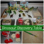 dinosaur discovery table