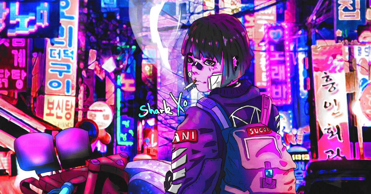 Purple Wallpaper Aesthetic Anime : Aesthetic Anime Purple 1080x1080