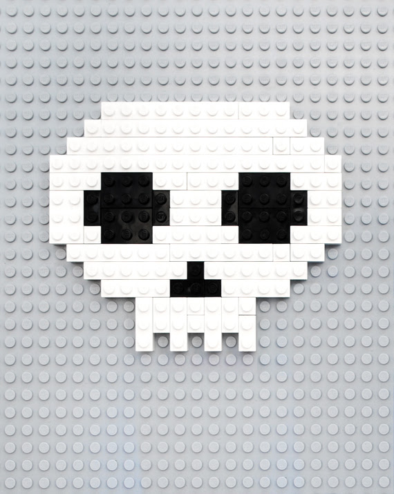 Lego | 8-bit skull Lego | 8-bit skull