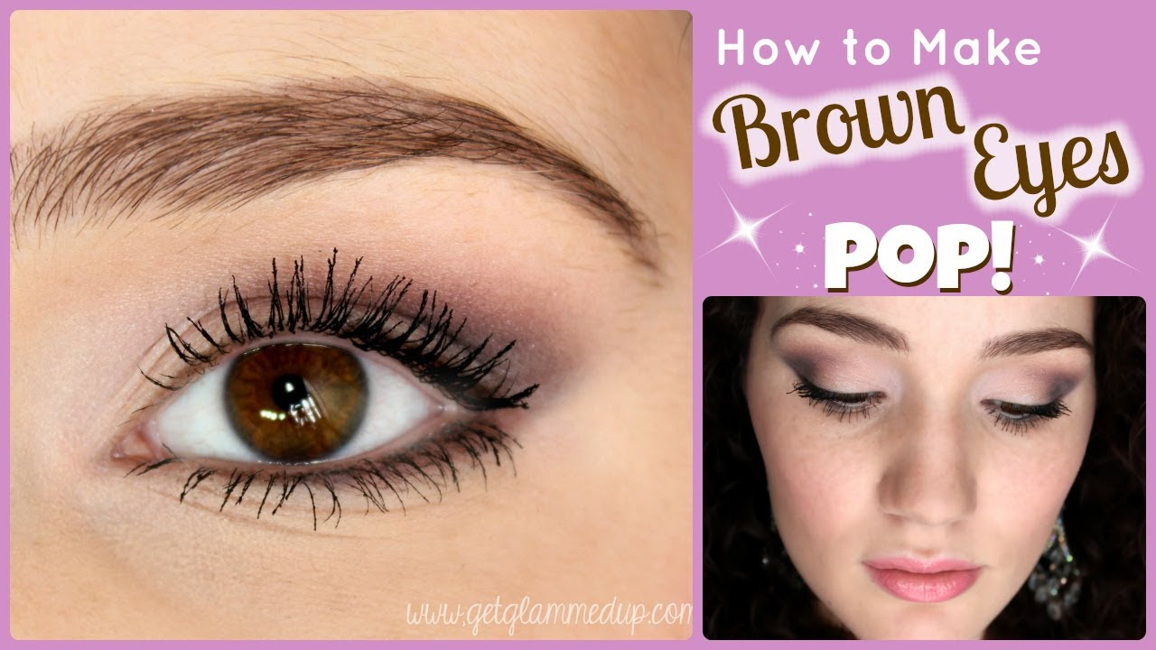 How to make brown eyes pop the most