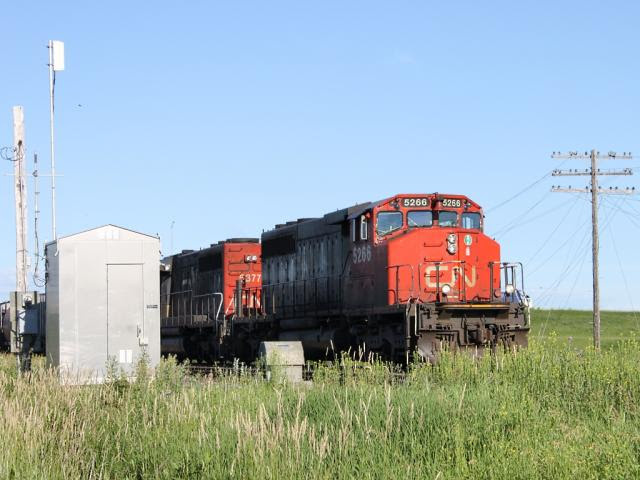 CN 5266 in Winnipeg