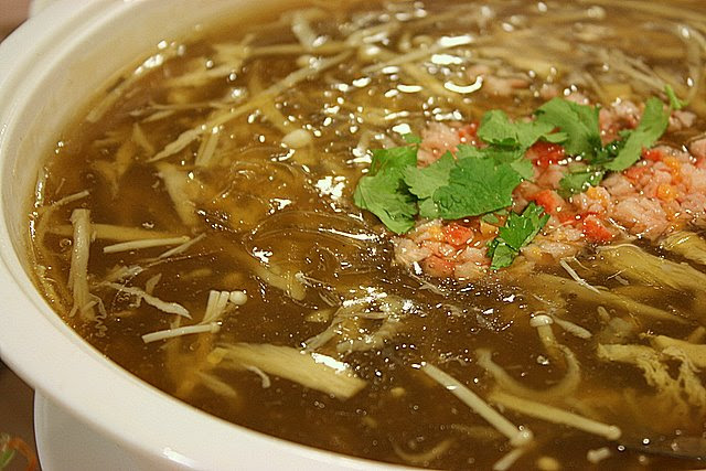 Vegetarian shark fin soup