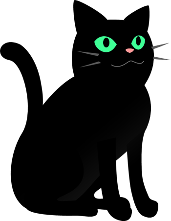ベスト 黒猫 画像 イラスト イラスト素材