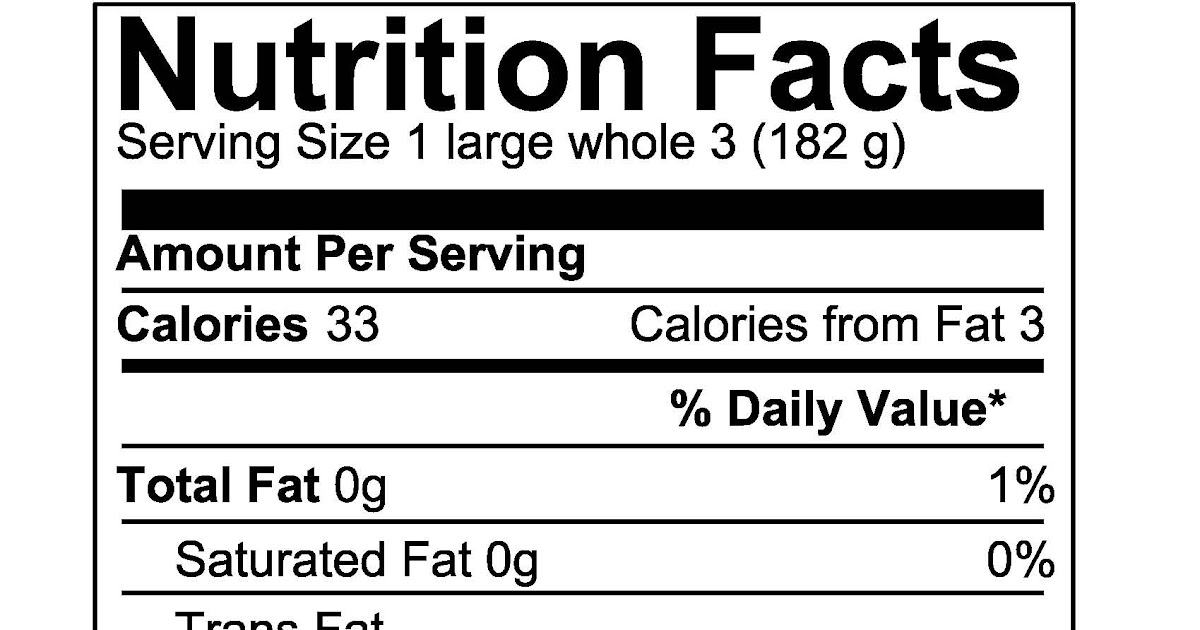 Blank Nutrition Facts Label Template Word Doc 30 Blank Nutrition