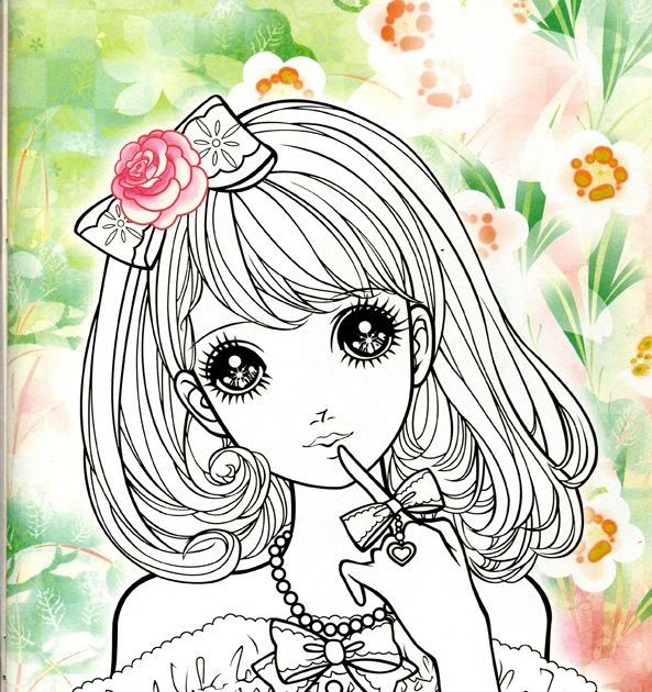 Munecas Anime Kawaii Para Colorear