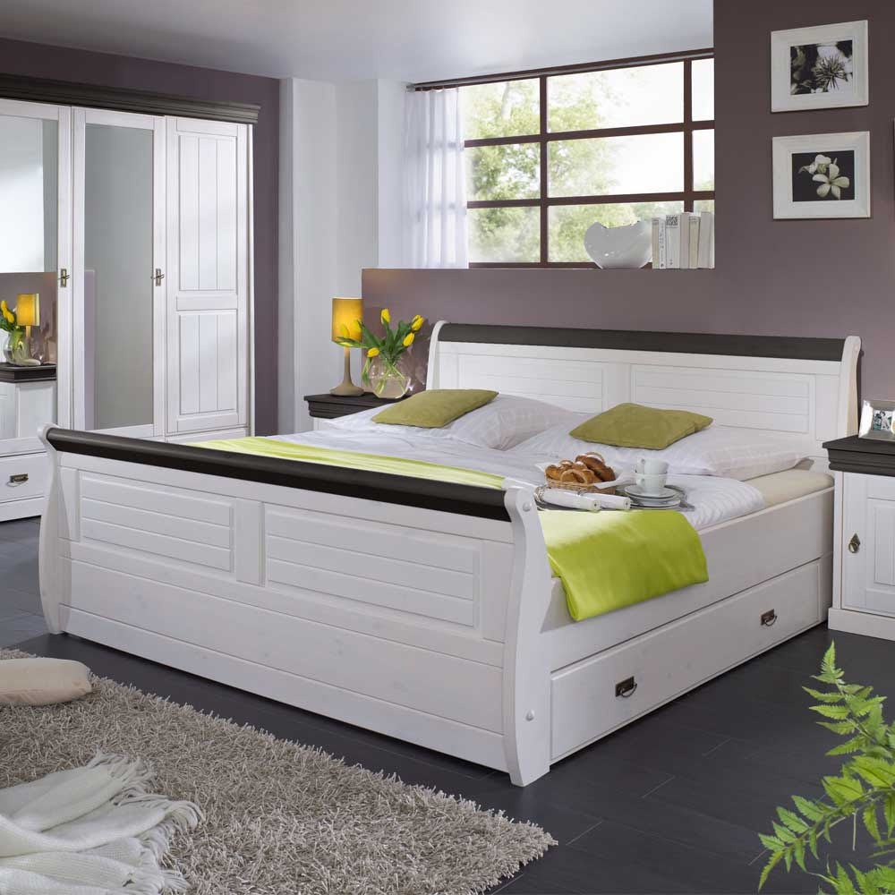 32+ großartig Bild Betten Landhausstil Weiß Möbel im