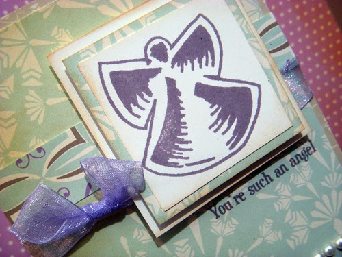 SSD Angel and sentiment stamp