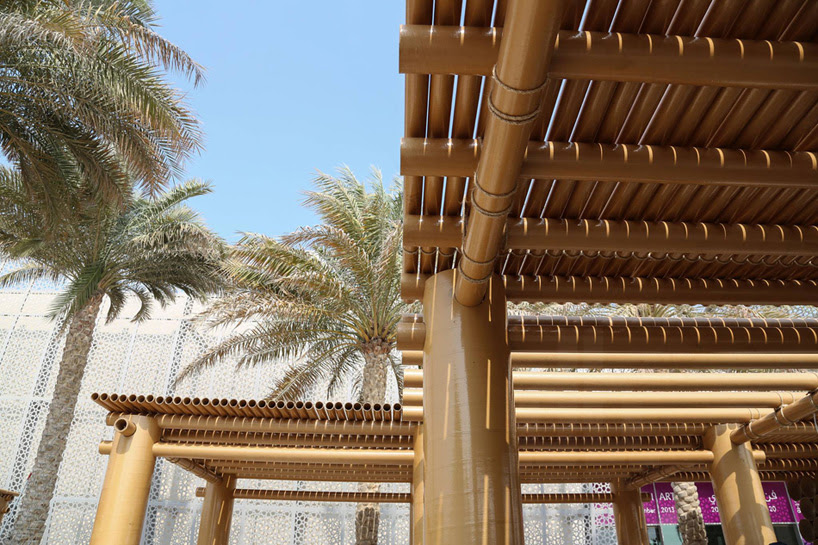 shigeru ban abu dhabi art pavilion designboom