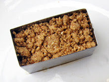 crumble vegetalien Crumble oignons sésame grenailles thym olives