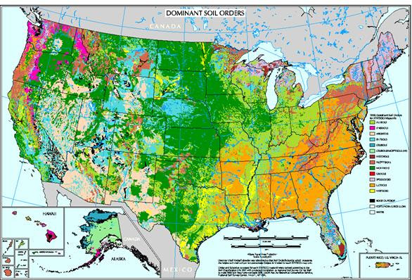 Map United States Natural Resources - Direct Map