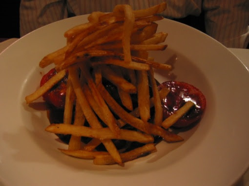 steak and fries at jerichos
