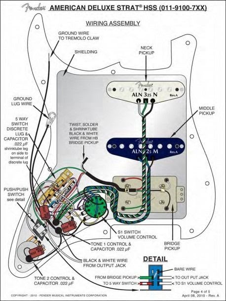 Mexican Fender Stratocaster Wiring Diagram