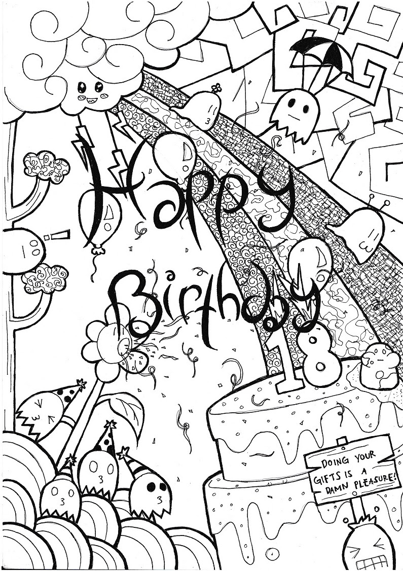 Featured image of post Doodle Birthday Drawing Ideas Easy - Easy sprinkles lollipop card tutorial.