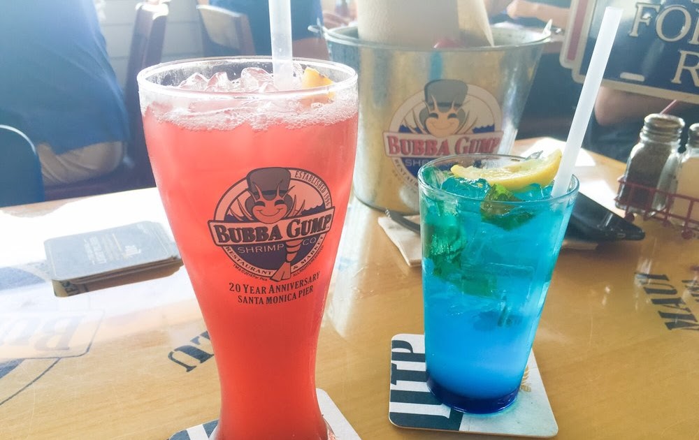 Bubba gump specialty drinks