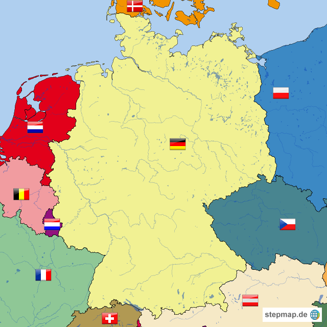 19 Images Unique Karte Nachbarländer Deutschland