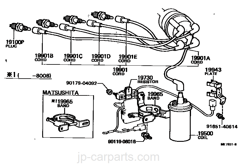 Toyotum Engine Part Diagram Ignition - Complete Wiring Schemas