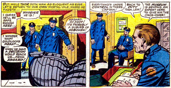 'Now, if you'll excuse me, I'm later for my 'Hill Street Blues' audition.' Thor #152