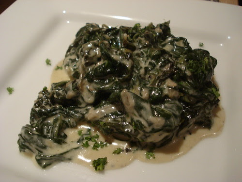 myron's creamed spinach