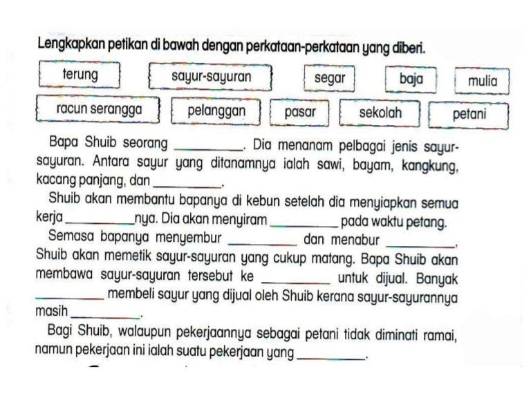 Soalan Karangan Bahasa Melayu Darjah 4 - Kuora 5