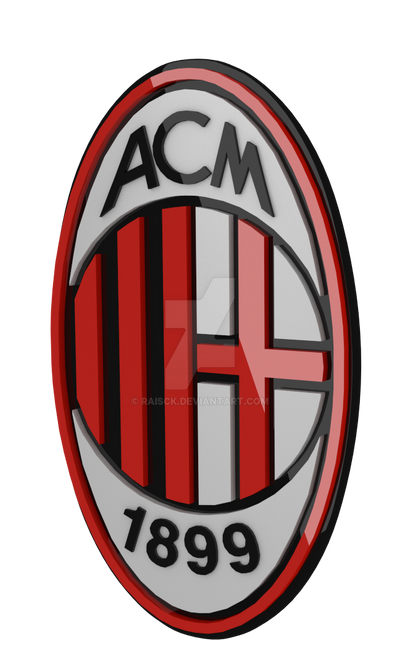 Transparent Ac Milan Logo Png - A. C. Milan Serie A Dream League Soccer